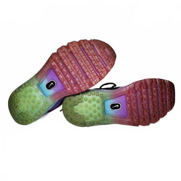 Nike Womens Air Max Flyknit Racer Running Shoes Multi Size 7.5 - Picture 7 of 8